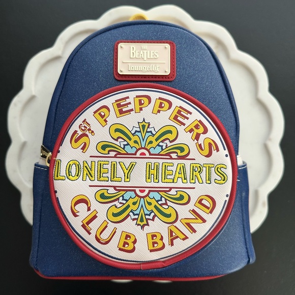 The Beatles SGT Peppers ~ Loungefly Mini Backpack & Wallet Bundle